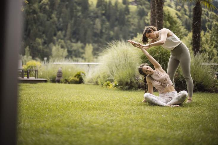 Zu sich finden im Yoga-Hotel in Südtirol Zu sich finden im Yoga-Hotel in Südtirol